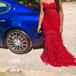 Beautiful Portia and Scarlet prom dress.